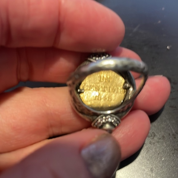 TAT2 Designs VS Frame Mini Dupre Ring Sterling Silver Plated - Picture 7 of 10